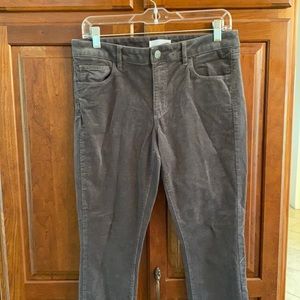 Micro cord skinny pants